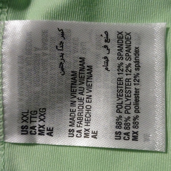 Ideology Strappy Tank Top Pistachio Green XXL - Picture 4 of 8